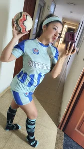 Dahiana_Dmour_ Ready to play… are you up for the challenge? ⚽ Pic 3