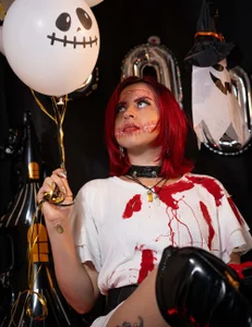 Naty_slavedoll The purge is cooming.. halloween is here 👻😈🔥 Immagine  7