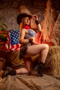 tiffany_becker Your favorite cowgirl girl ❤️🤍🩵 Immagine  2