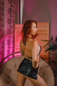 Ariel_Maritime Leather dress on my gorgeous body зображення 7