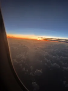 ArisaGonzalez Sunrise in the sky near Portugal 🌄 Pic