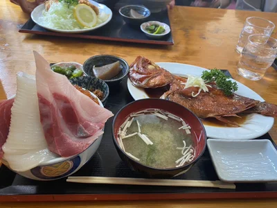 Big_ayu_ 日帰りで行った時に出会った定食 Pic