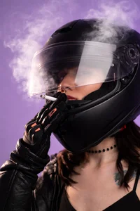 Ash_20_ Whispers of speed and leather 🖤🌸🏍️ Pic 5