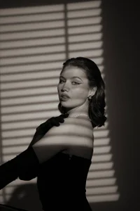 SelenaKiss_ in black and white Pic 5