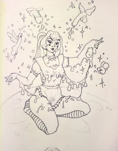 Sometimes im draw on my stream