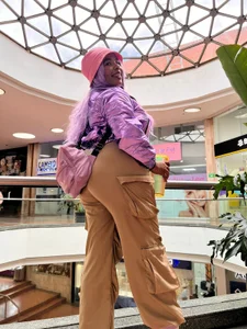 Your_big_ebony_goddness Going out to the mall 💜 Immagine 