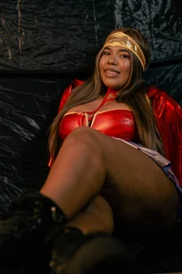 Your_big_ebony_goddness Hero on the outside, sin on the inside🦸‍♀️😈👊 Pic 4