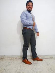 KalethBigDick charcoal and blue stripes Immagine  4