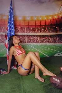 AURORAMARTIN2 Independence vibes only. 🔥🗽 #Happy4th Pic 5