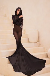 Charlote_zc You like my transparent black dress 圖片 2