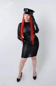 elizatexx Nylon dress /strict dominant Poză