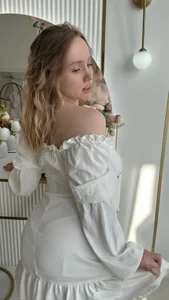 Zdjęcia MrsPrude whte dress, white panties:  2