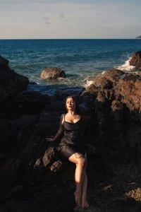 black silk and the sea🌊💧 de _Tessa_May_  5 Imagens