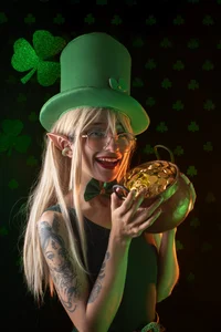 Green as Luck de Cloe_Leee  2 Imagens