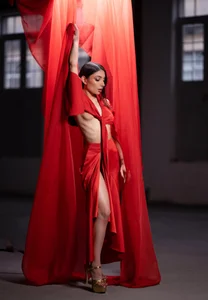 AmyArmstrong Lady in Red รูป  3