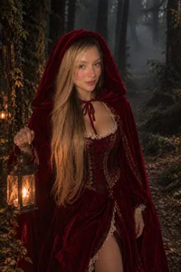 Giigii_Hadiid_ Do you like this Little Red Riding Hood? 🎃🍬🍭 Pic