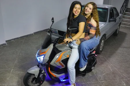 Emily_and_Miarose's 🏍️ Two Girls, One Ride Sex Photo 3