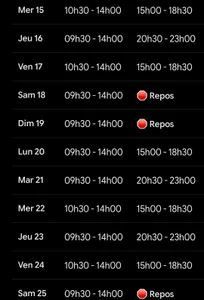 Hotenza69 Horaire de live juillet Pic