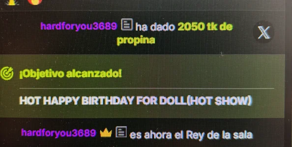 Doll_Loren THE HIGHEST TIP OF 2,000TK IN A SINGLE BIT AND KINGS WITH MORE THAN 10,000 TK Pic