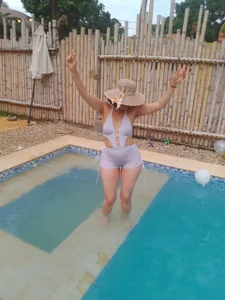 Pool day, with Melania de Goddess-Love-  4 photos