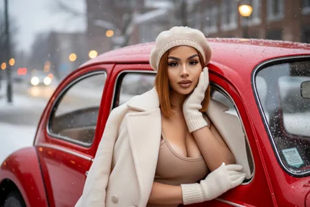 Catvalentine_ Sweet Cat in the cold ☃️ Poză 4