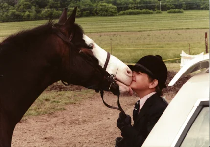 SwordStallionVibes Early equestrian me 🐴💓 Foto 5