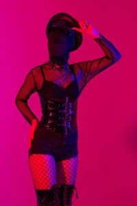 Reed_Fox sharp heels and a leather raincoat  7টি ছবি