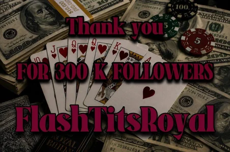 Zdjęcia FlashTitsRoyal Thank you so much 🐾300 k: 