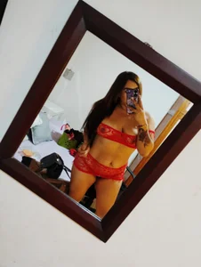 EmaGw7 Hot in red lingerie Pic 4