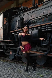 saskia_secretsexy train photo section !! saskia so hot图片 4