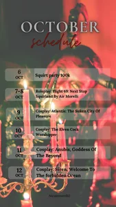 Nicolemorelli2 ✨MONTHLY SCHEDULE ✨ Poză