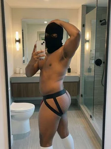 ChunkyNThick Black Balaclava Pic 6