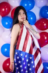 Amara_tay 4th of july 🦅 Billede 2