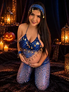 AnithaaYork Blue halloween 2026 Bilde 5