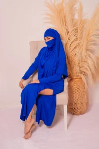DinaNoor Today I am not a dream... I am a temptation wrapped in royal blue 💙✨ Pic