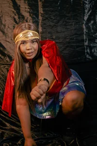 Your_big_ebony_goddness Hero on the outside, sin on the inside🦸‍♀️😈👊 Pic