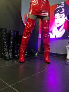 MissNicoleSds ❤️❣️New red latex boots❣️❤️  6. fénykép