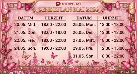 Sendeplan 2026 de SweetButterflyKiss  4 Imagens