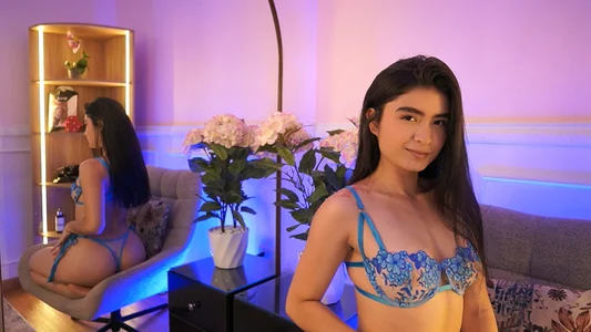 LucyWeisser Blue lingerie 💙 Fotka 2