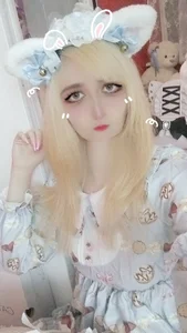 lovely_nekochan 🩵 Princess in beautiful blue bear dress 🩵 Pic 3