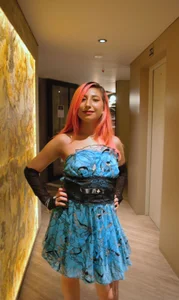 SkarletJhonson_ Blue Dress♥ Gambar 2