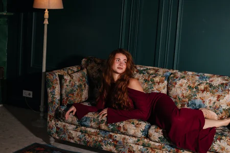 Freckle_Diyana elegant lady in dress Pic 7