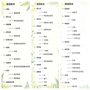 HK_angelchloe 点唱歌曲列表 Pic 5