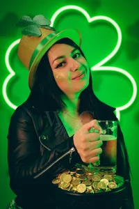 Kimkalifa_ Happy San Patricio 💚 Pic 2