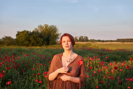 In the poppy field