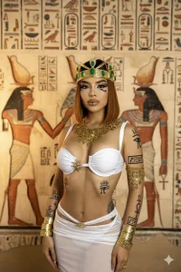 Catvalentine_Cosplay Cleopatra Egyptian Goddess🌬️图片 4