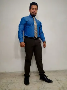 KalethBigDick Brown and blue suit Εικόνα 7