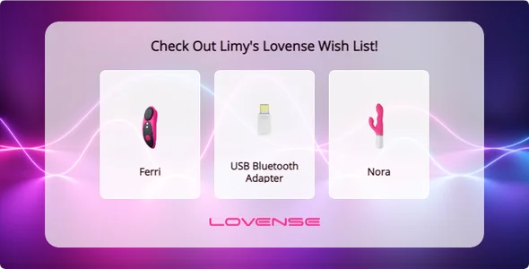 Limy_Sweet https://www.lovense.com/wish-list/9zkq Εικόνα