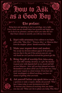 AliceSunday Being a good boy Pic