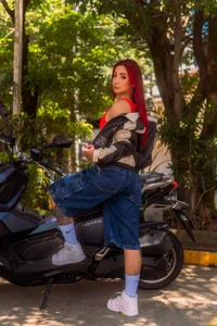 HannaRed_のBiker girl 🏍️の 2枚の写真